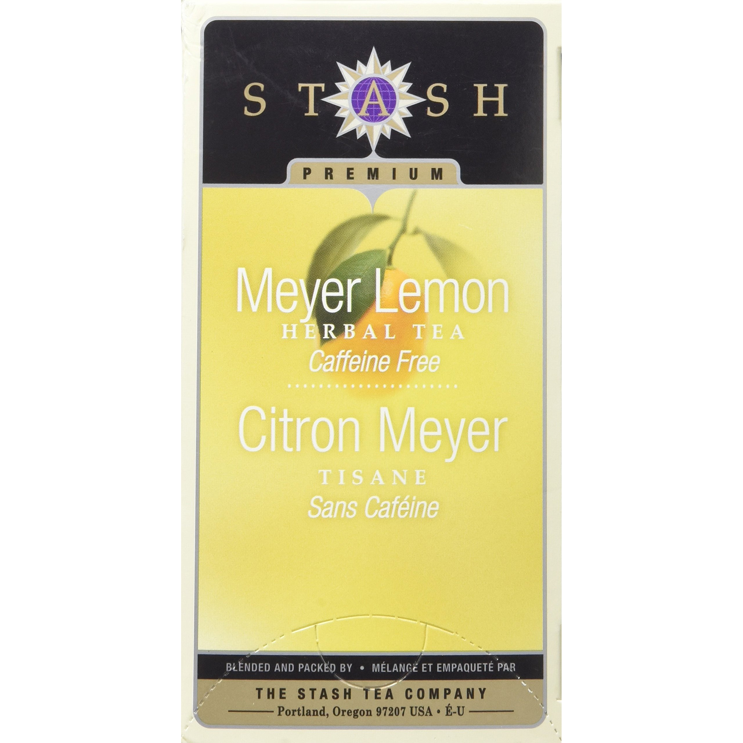 Stash Herbal Tea Meyer Lemon, 20 Count Box (3 Pack)