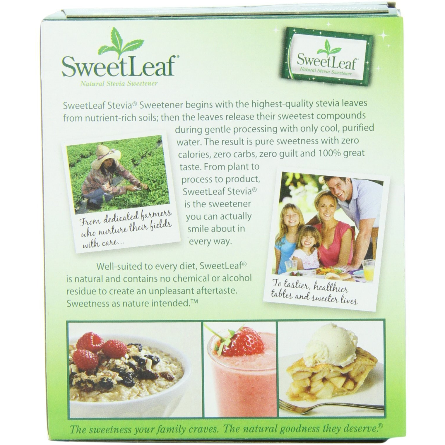 Sweetleaf Natural Stevia Sweetener, 35 Packets (Pack Of 4)