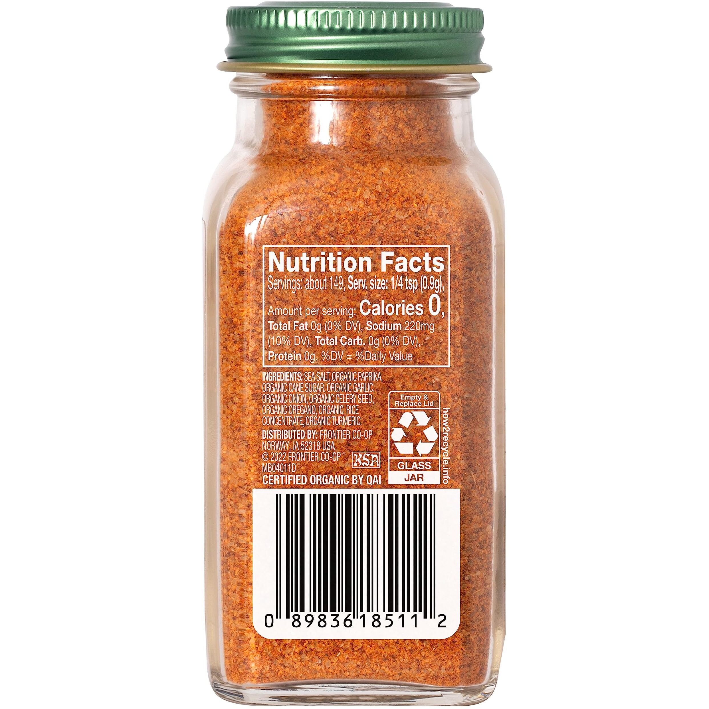 Simply Organic All-Seasons Salt, Certified Organic | 4.73 Oz