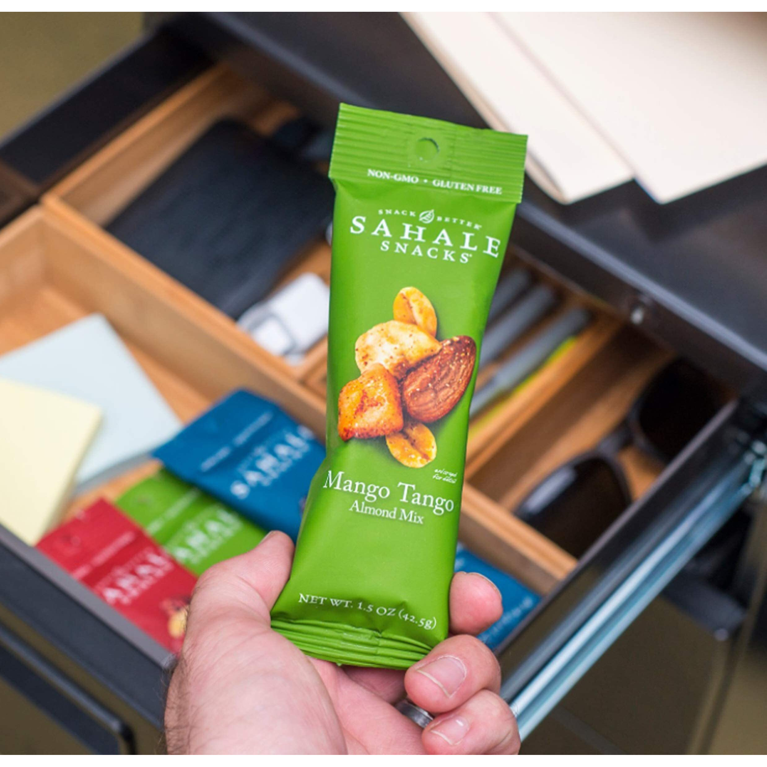 Sahale Snacks Mango Tango Almond Trail Mix, 1.5 Ounces (Pack Of 18)