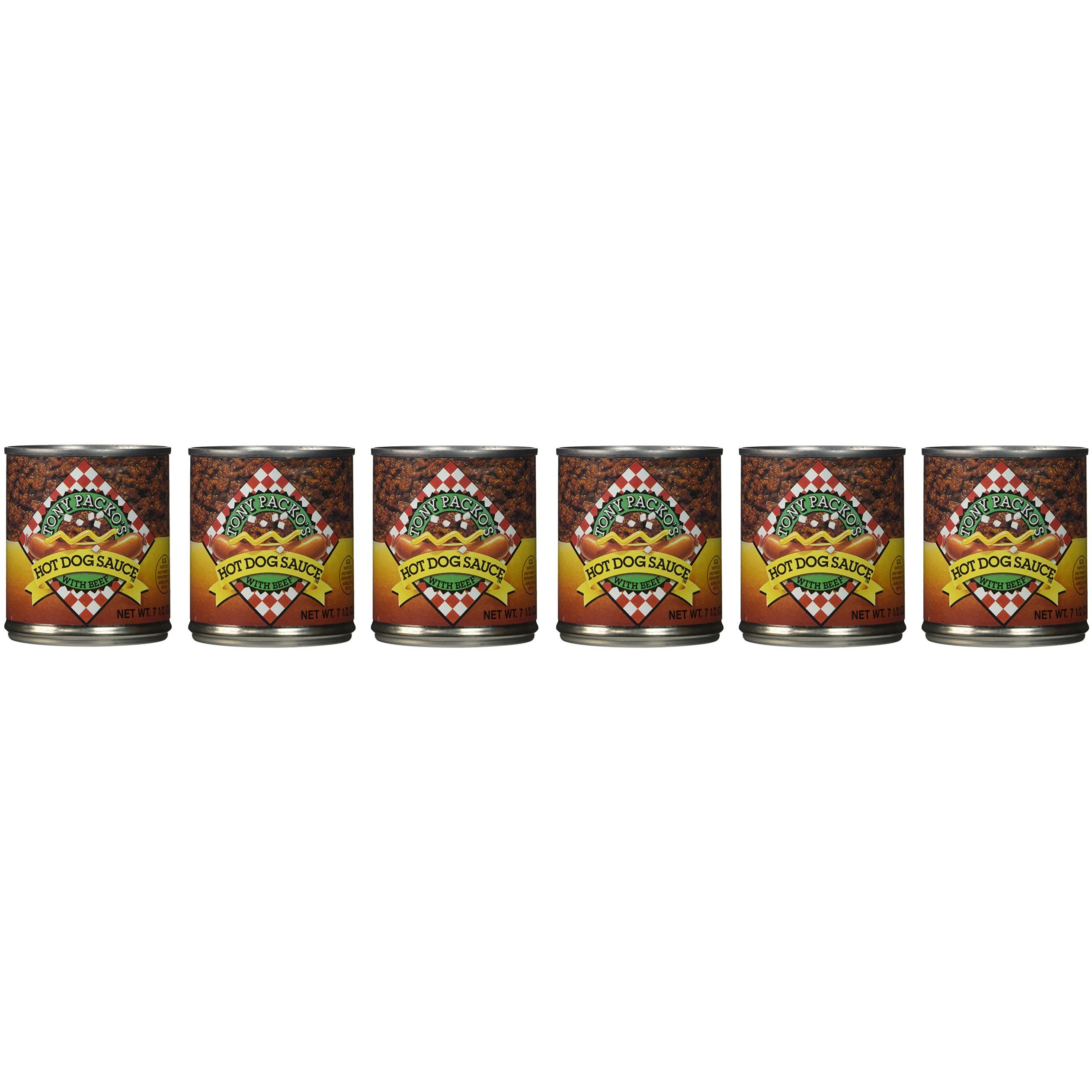 Tony Packo Hot Dog Sauce, 7.5-Ounce (Pack Of 6)