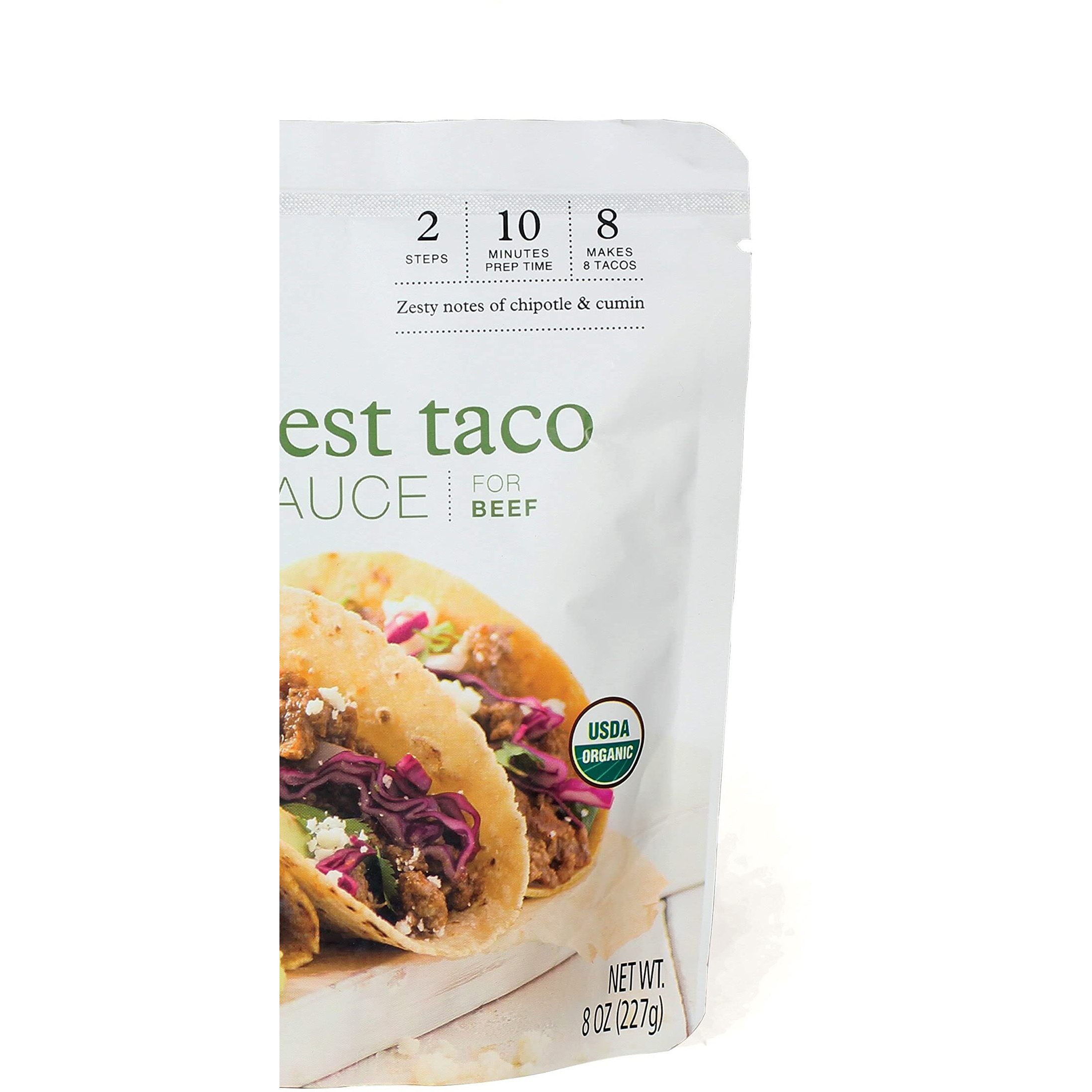 Simply Organic Simmer Sauce, Southwest Taco, 8 Oz (Pack Of 6)
