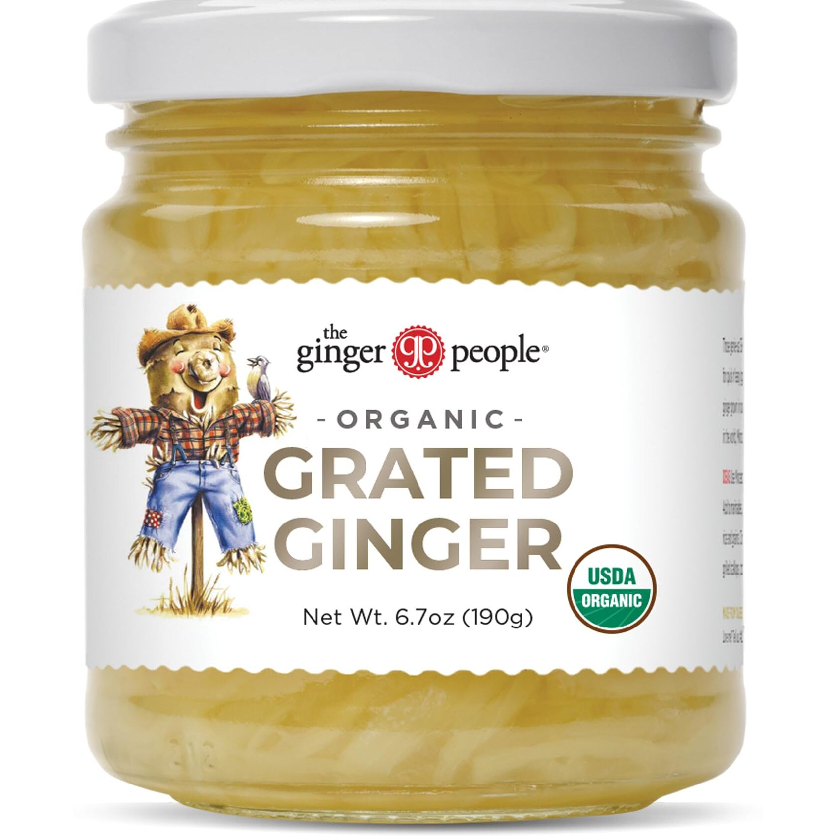 The Ginger People Organic Grated Ginger, 6.7000-Ounces (Pack Of 12)