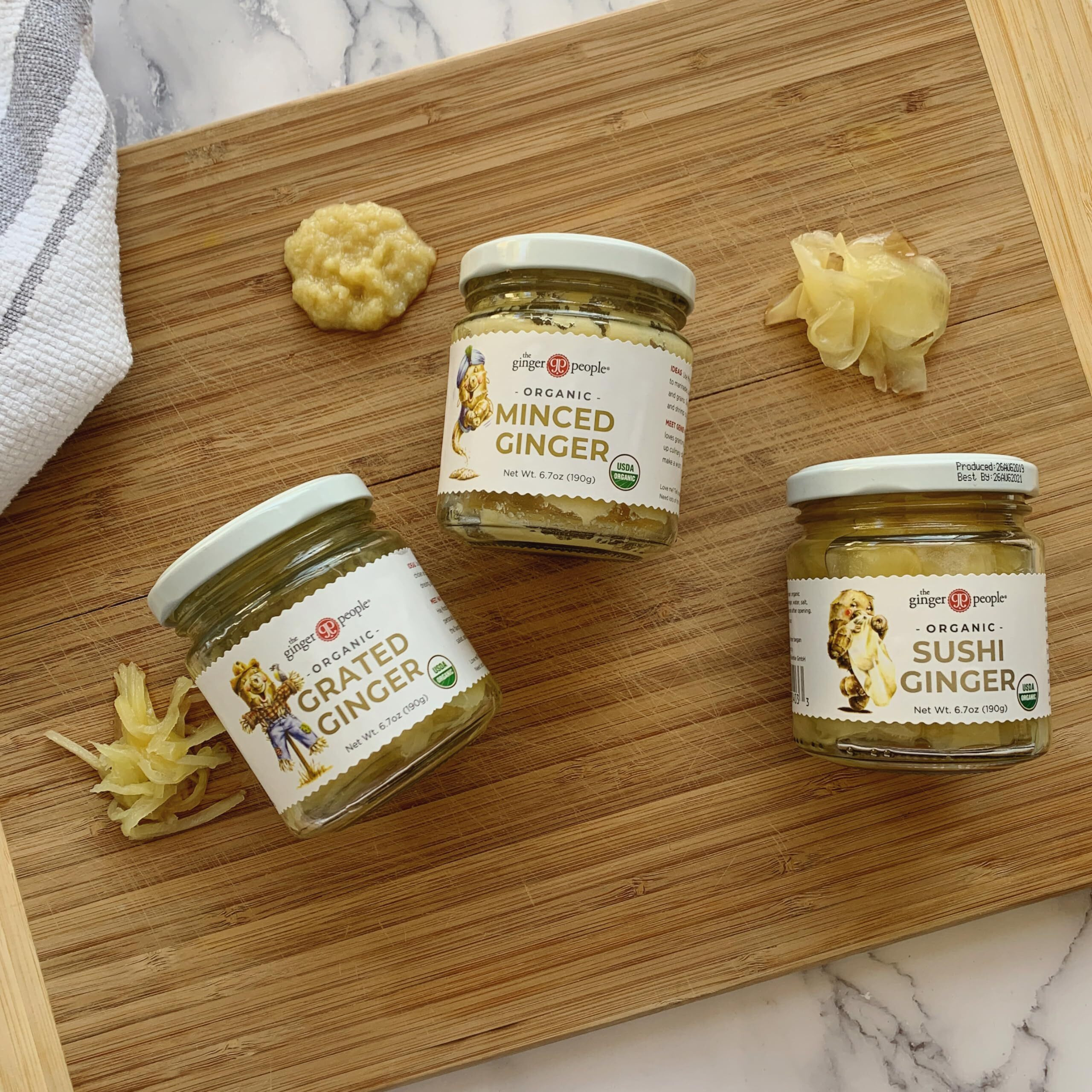 The Ginger People Organic Grated Ginger, 6.7000-Ounces (Pack Of 12)