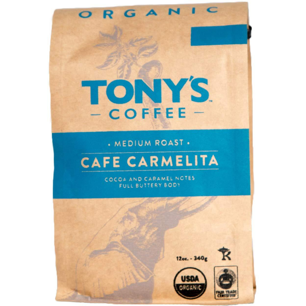 Tony's Coffee Cafe Carmelita Drip Grind Coffee, 12 Oz
