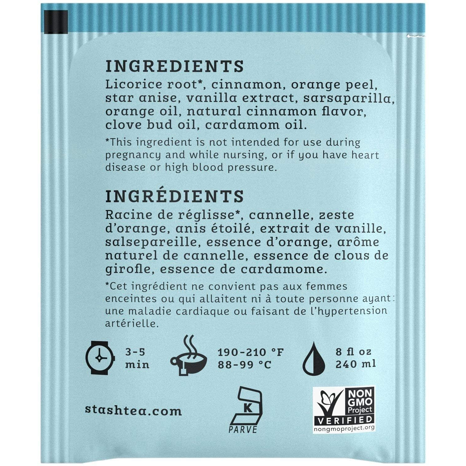 Stash Tea - Licorice Spice - 6 Units / 20 Bag