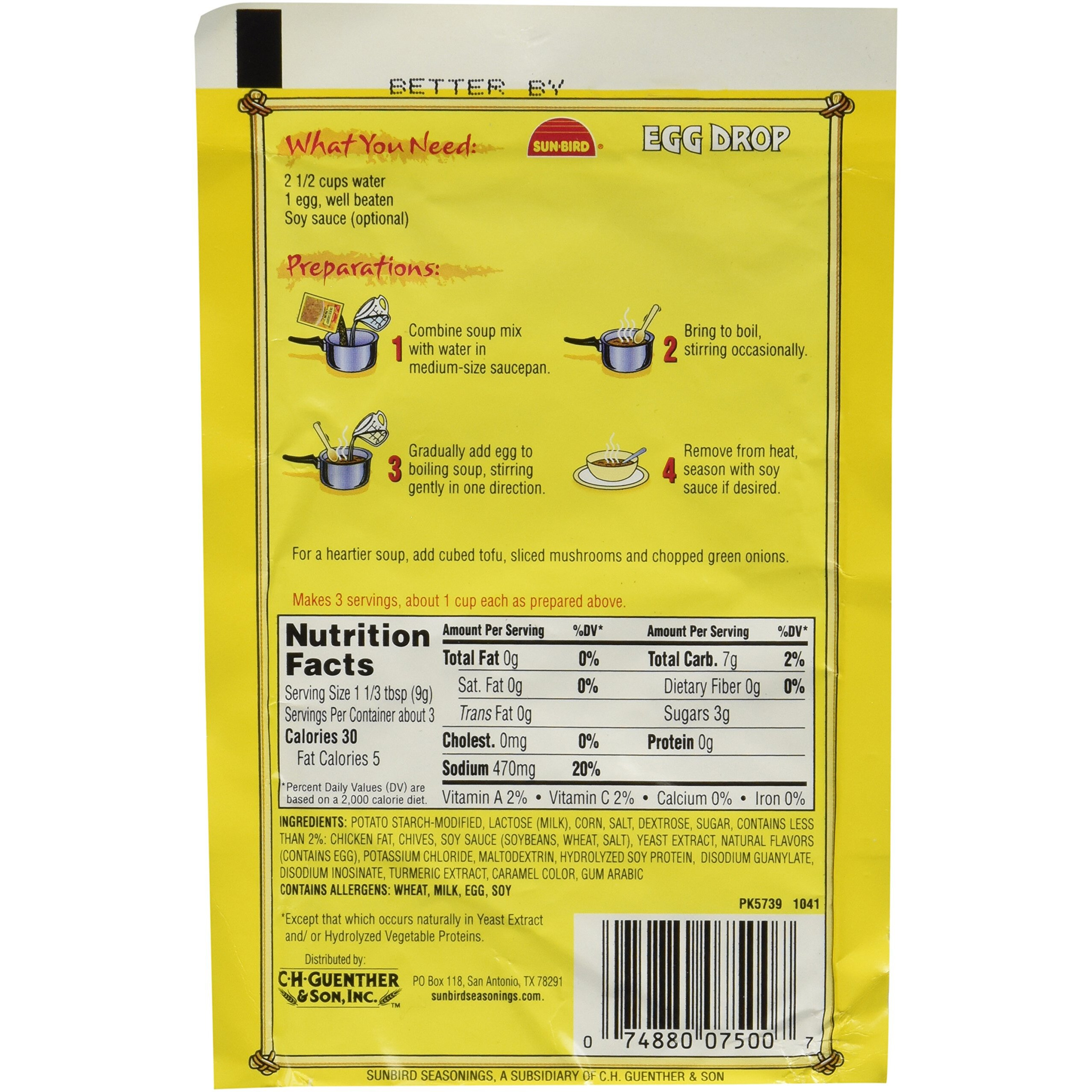 Sunbird Mix Soup Egg Drop