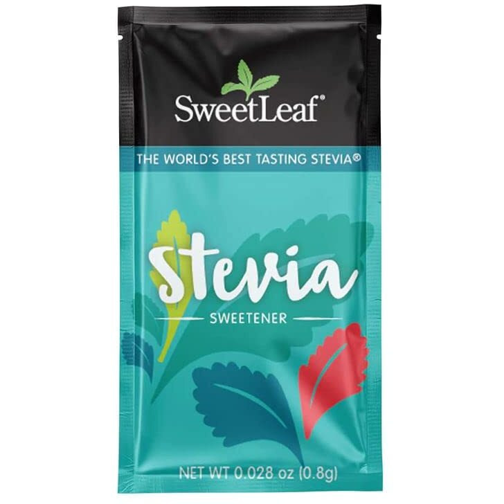 Sweetleaf Stevia Packets - Zero Calorie Natural Stevia Powder, No Bitter Aftertaste, Sugar Substitute For Keto Coffee, Nothing Artificial, Non-Gmo Stevia Sweetener Packets, 70 Count (Pack Of 2)