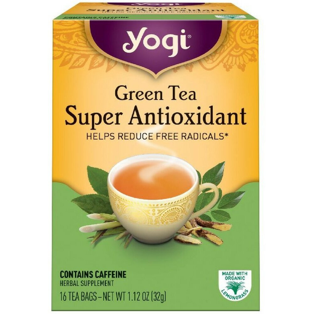 Yogi Herbal Green Tea, Super Antioxidant, 16 Ct