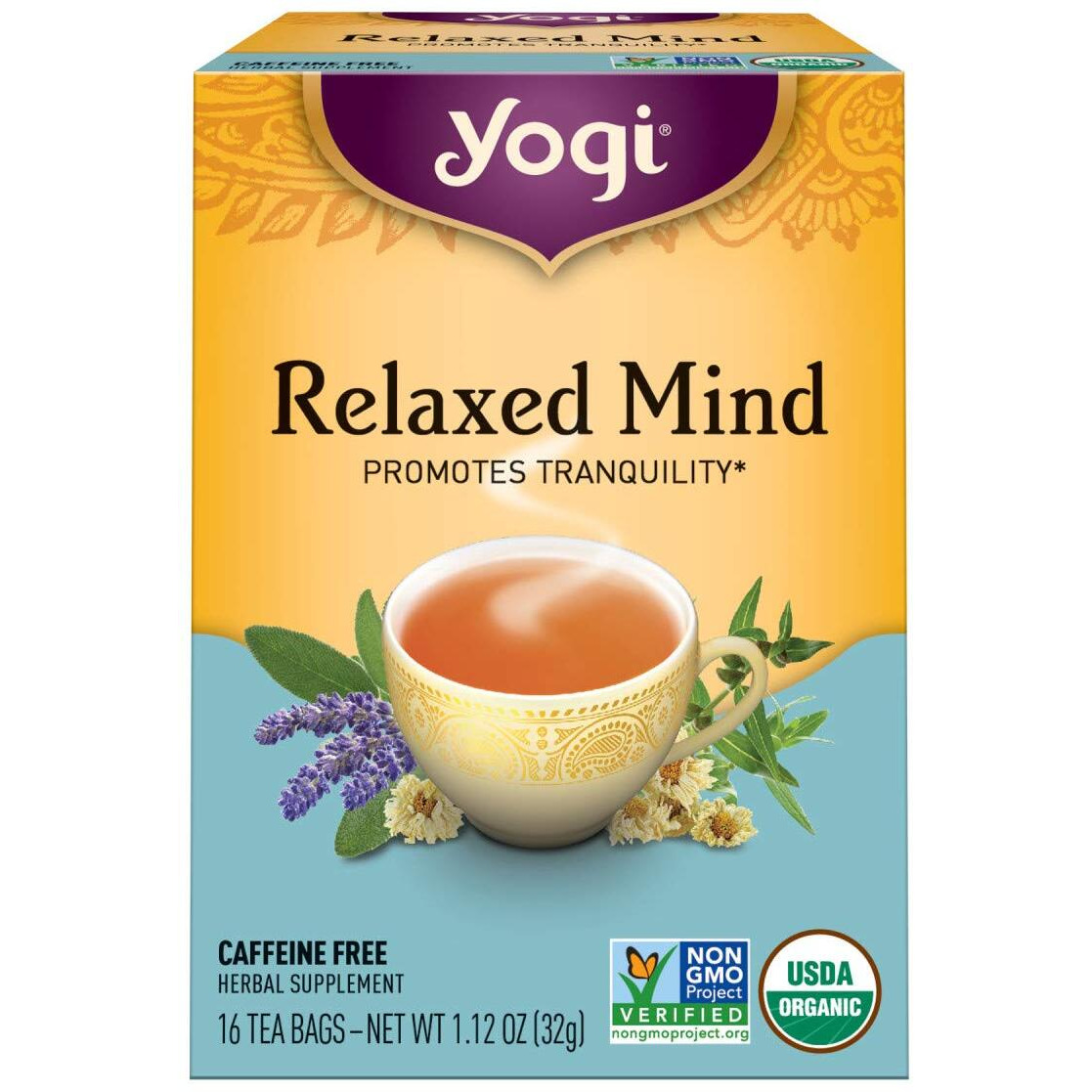 Yogi Relaxed Mind Tea - 16 Tea Bags