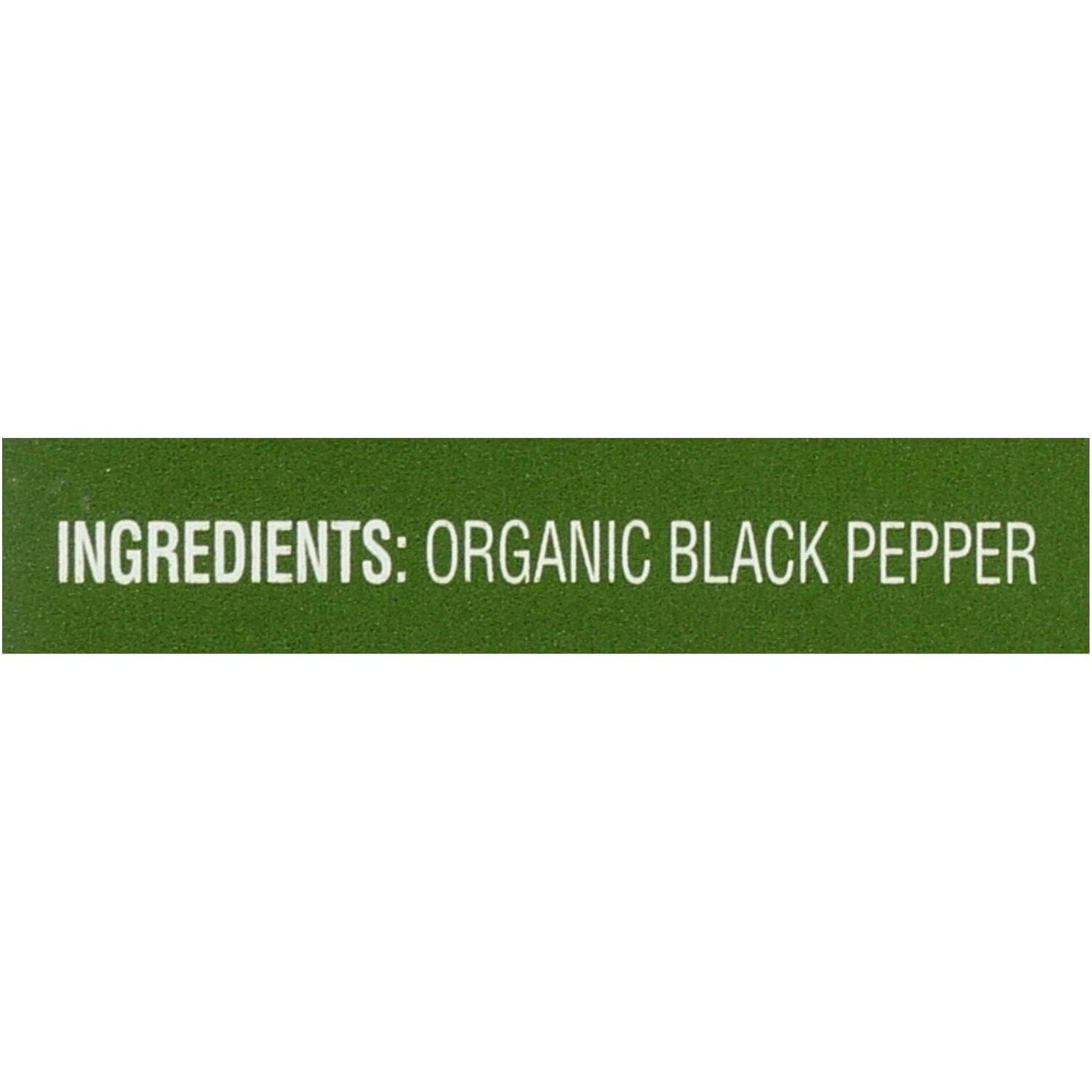 Simply Organic Black Pepper, Certified Organic | 4 Oz | Pack Of 12