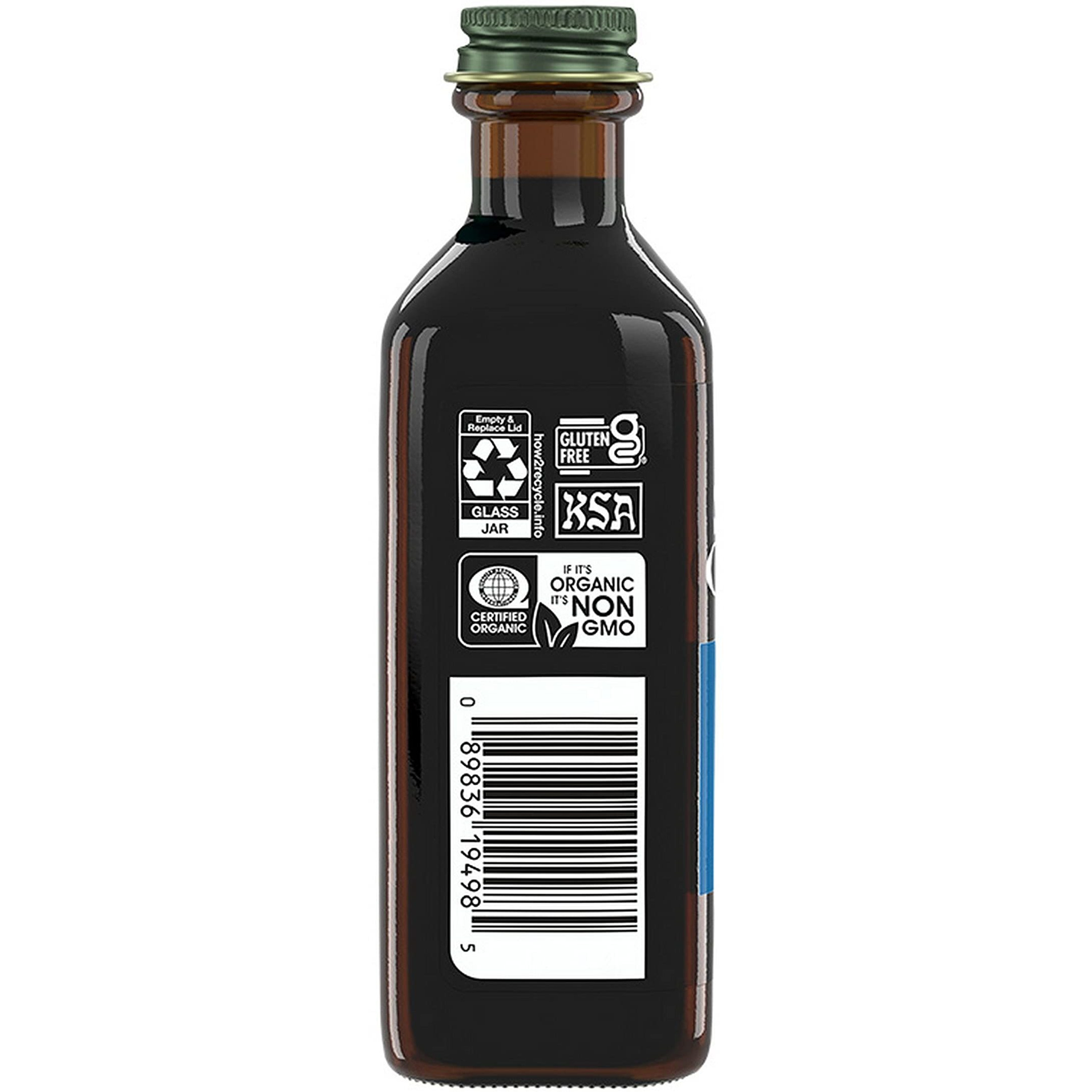 Simply Organic Non-Alcoholic Vanilla Flavoring, 4-Ounce Glass Jar, Certified Organic, Alcohol Free Vanilla