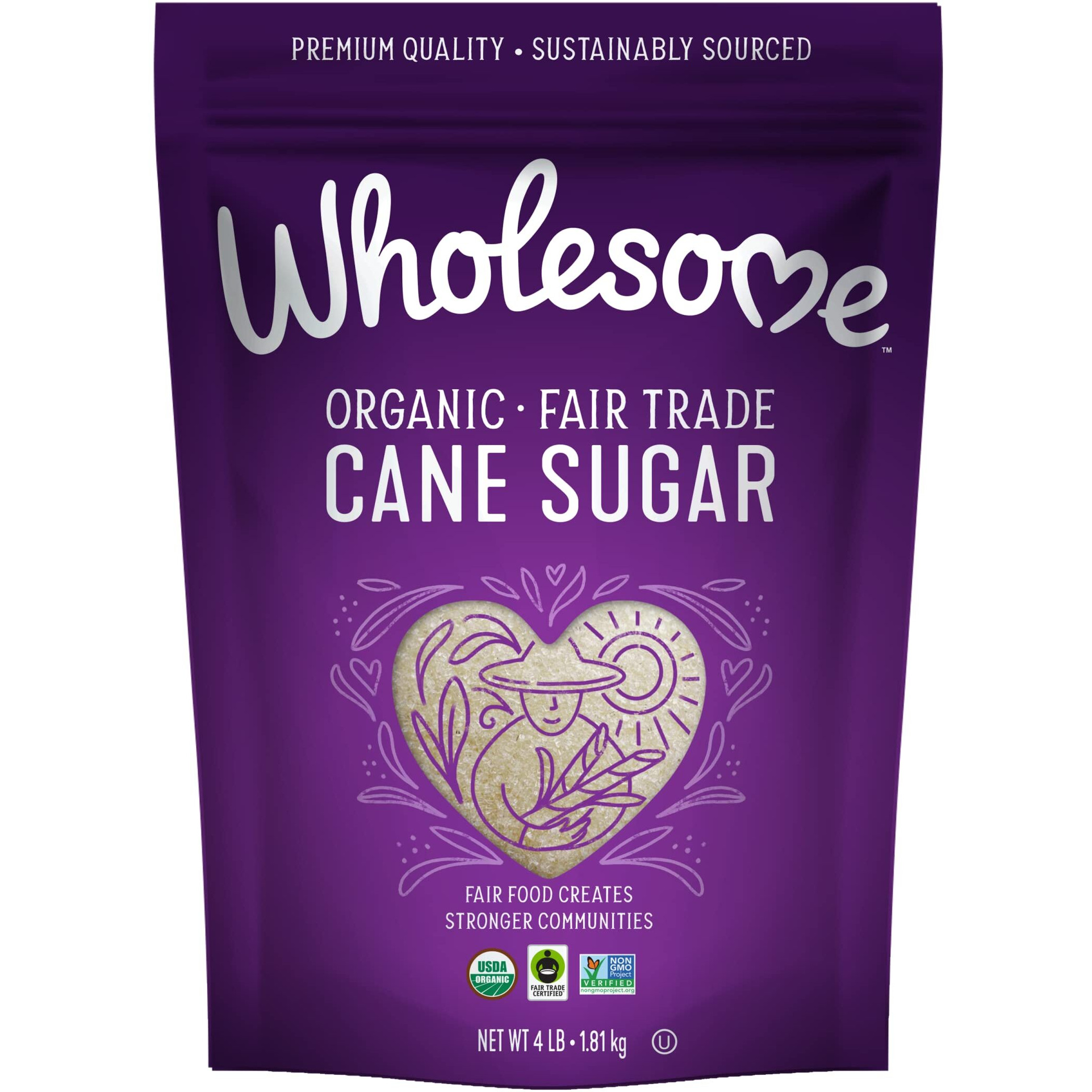 Wholesome Sweeteners Organic Sugar, 64 Oz.
