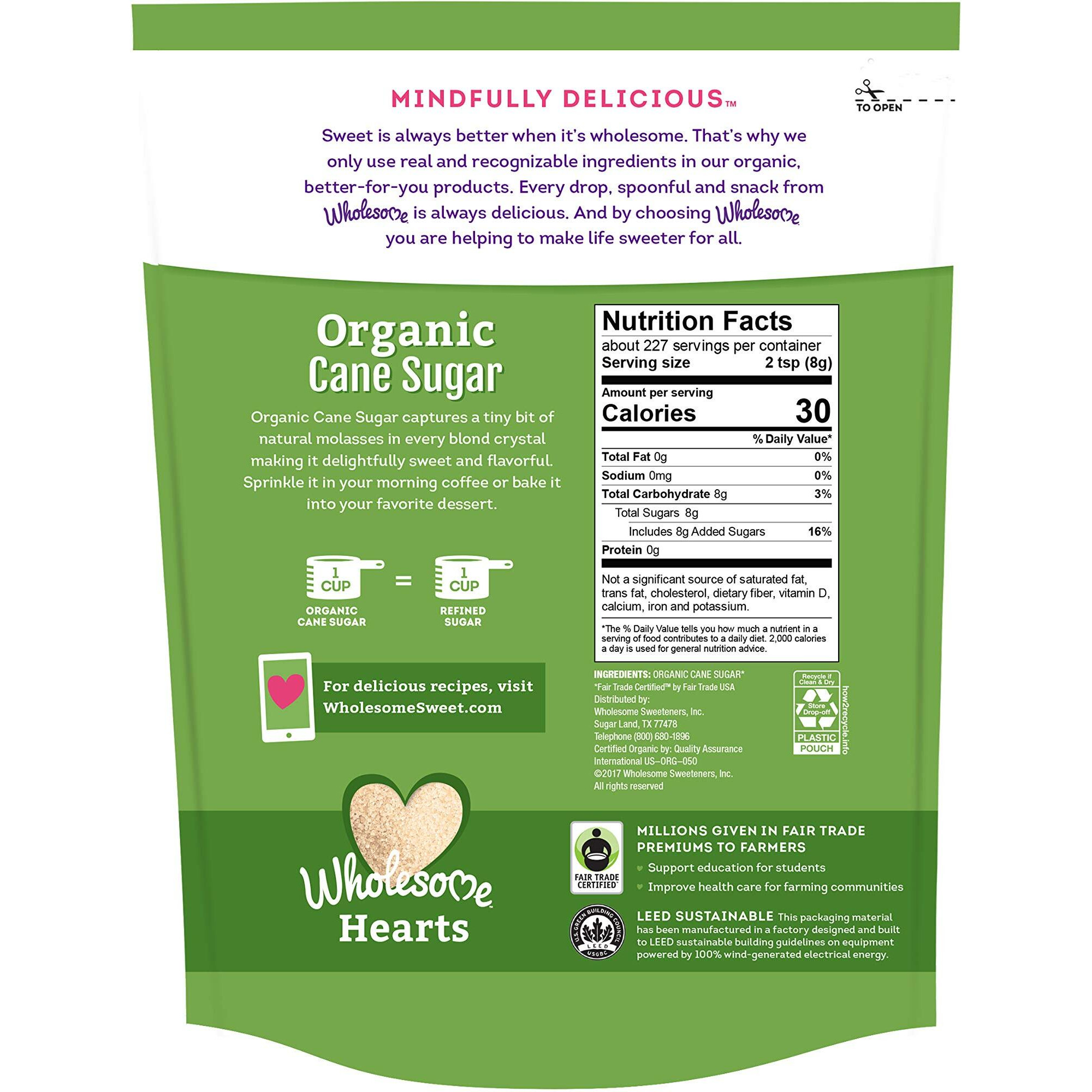 Wholesome Sweeteners Organic Sugar, 64 Oz.