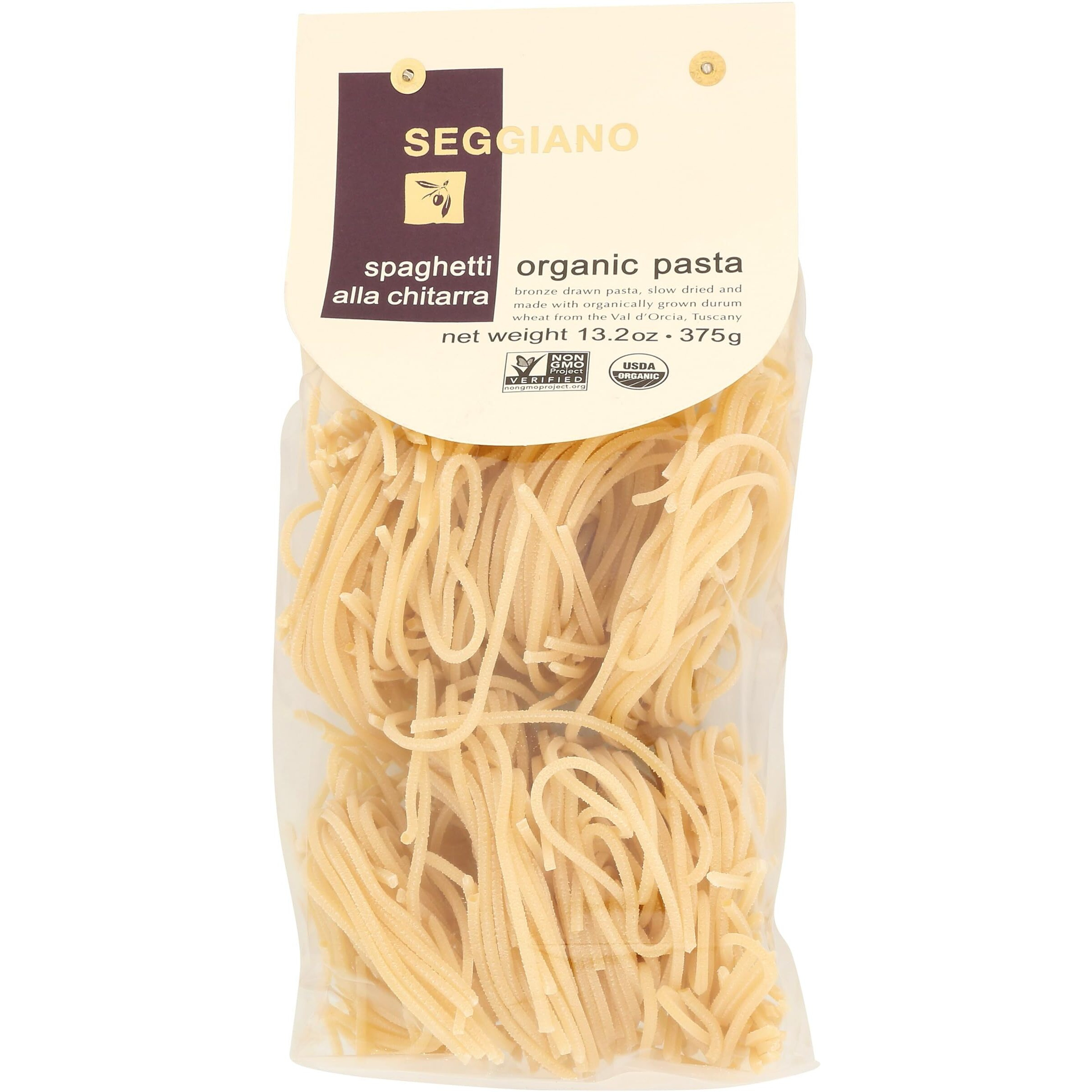 Seggiano, Spaghetti Alla Chitarra Organic Pasta, 13.2 Oz