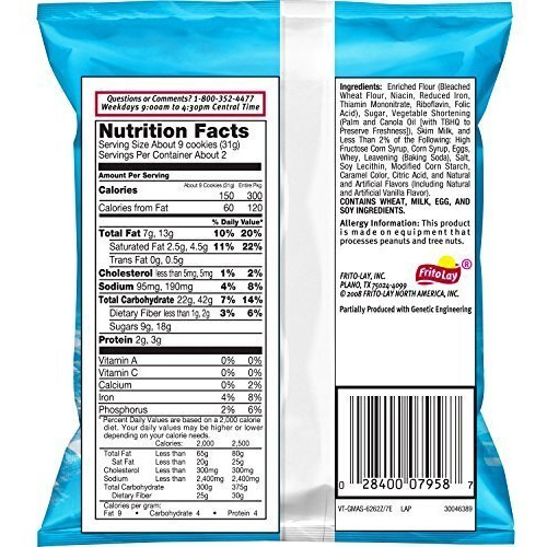 Grandma's Cookies, Mini Sandwich Crmes Vanilla, 2.12 Ounce (Pack Of 60)