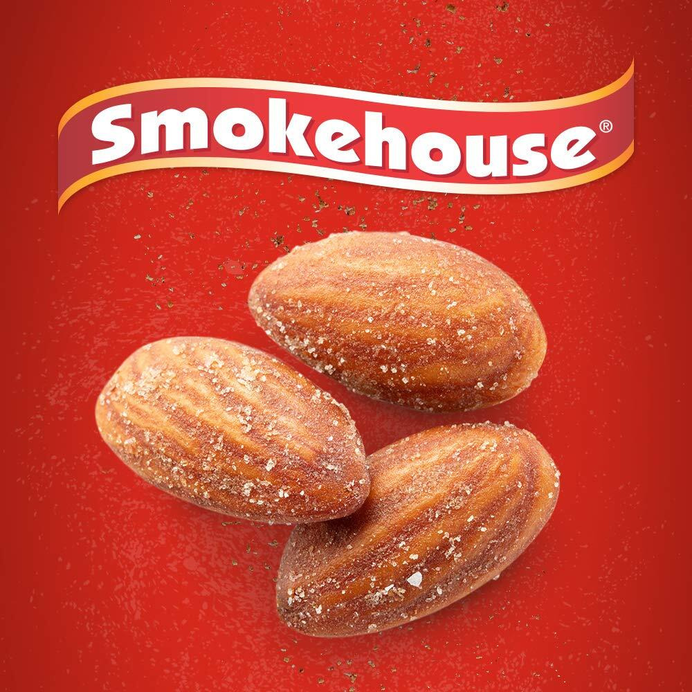 Blue Diamond Almonds, Smokehouse Flavored Snack Nuts, Single Serve Bags (1.5 Oz. Tubes, Pack Of 12)