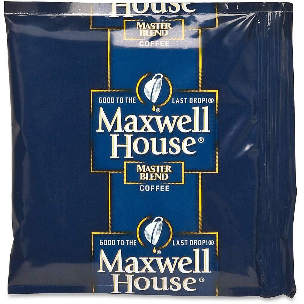 Maxwell House Coffee, Regular Ground, 1.1 Oz Pack, 42/Carton