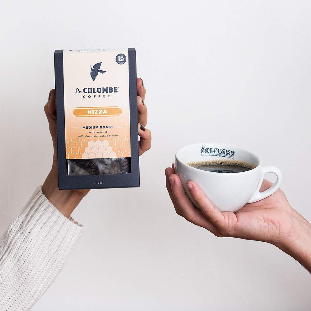 La Colombe Nizza Medium Roast Whole Bean Coffee - 12 Ounce, 1 Pack - Notes Of Milk Chocolate, Nuts & Browniewith A Honey-Sweet Roasted Nuttiness