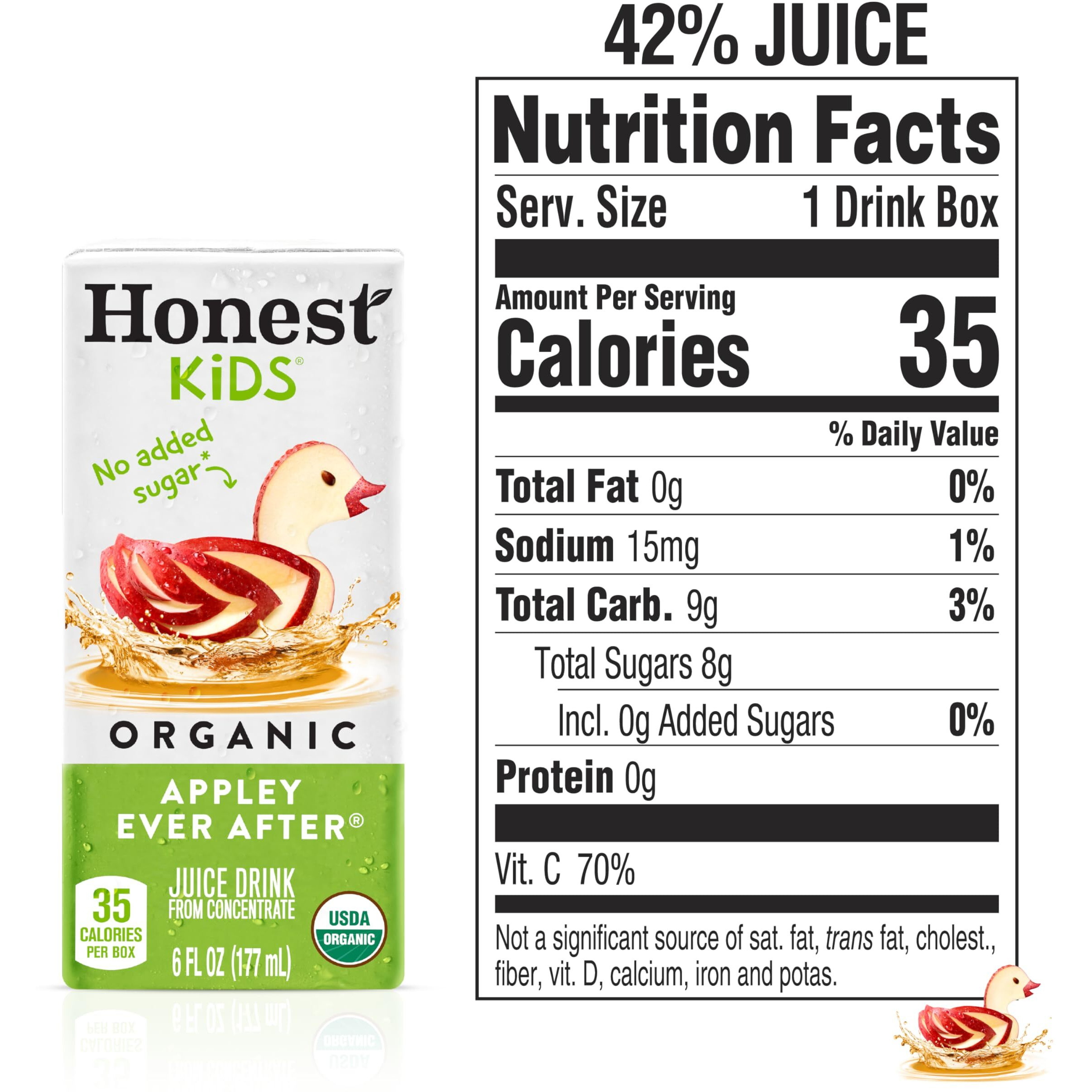 Honest Kids Organic Appley Ever After, 6 Fl Oz, 8 Pack