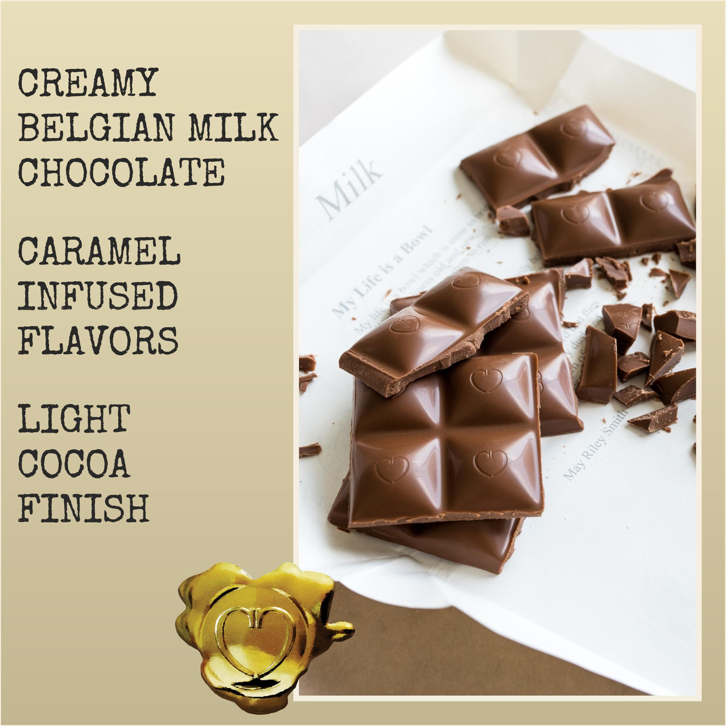 Chocolove Creamy Milk Chocolate Bars | 33% Cocoa | Crafted With Silky Belgian Chocolate | Non-Gmo, & Gluten-Free, 3.2 Oz Bar (12 Pack)