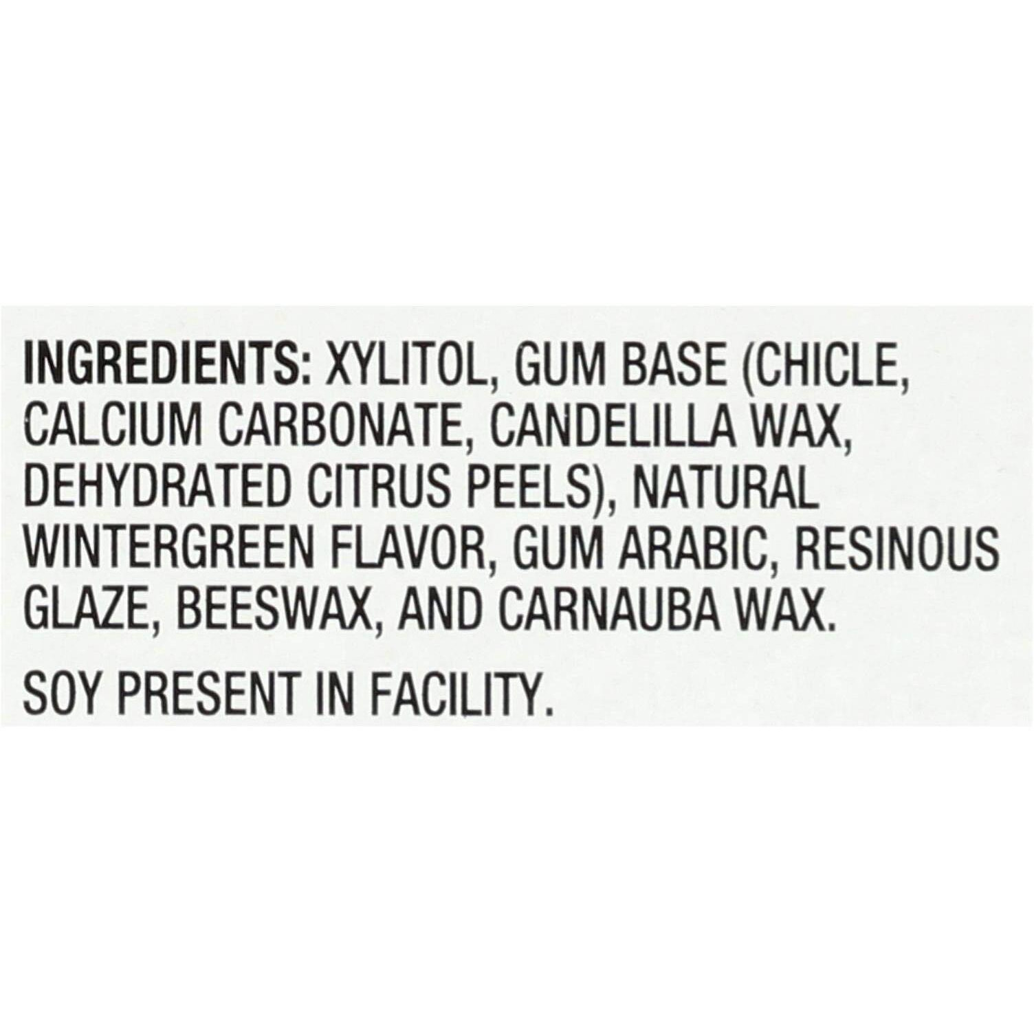 Glee Gum Sugar-Free Peppermint, 1-Ounce (Pack Of 12)