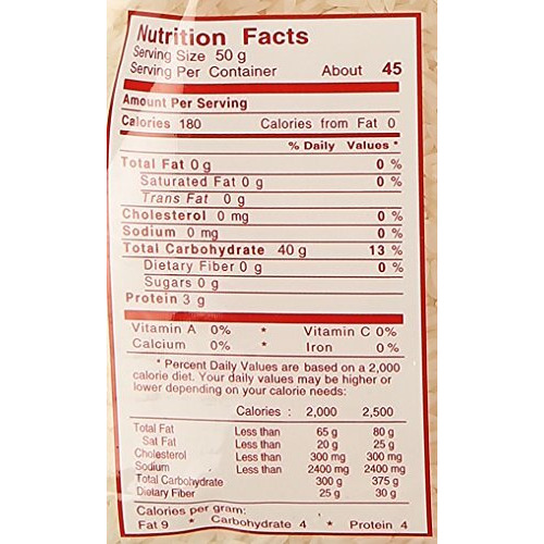 Three Ladies Jasmine Rice Long Grain 5 Lbs (011109)