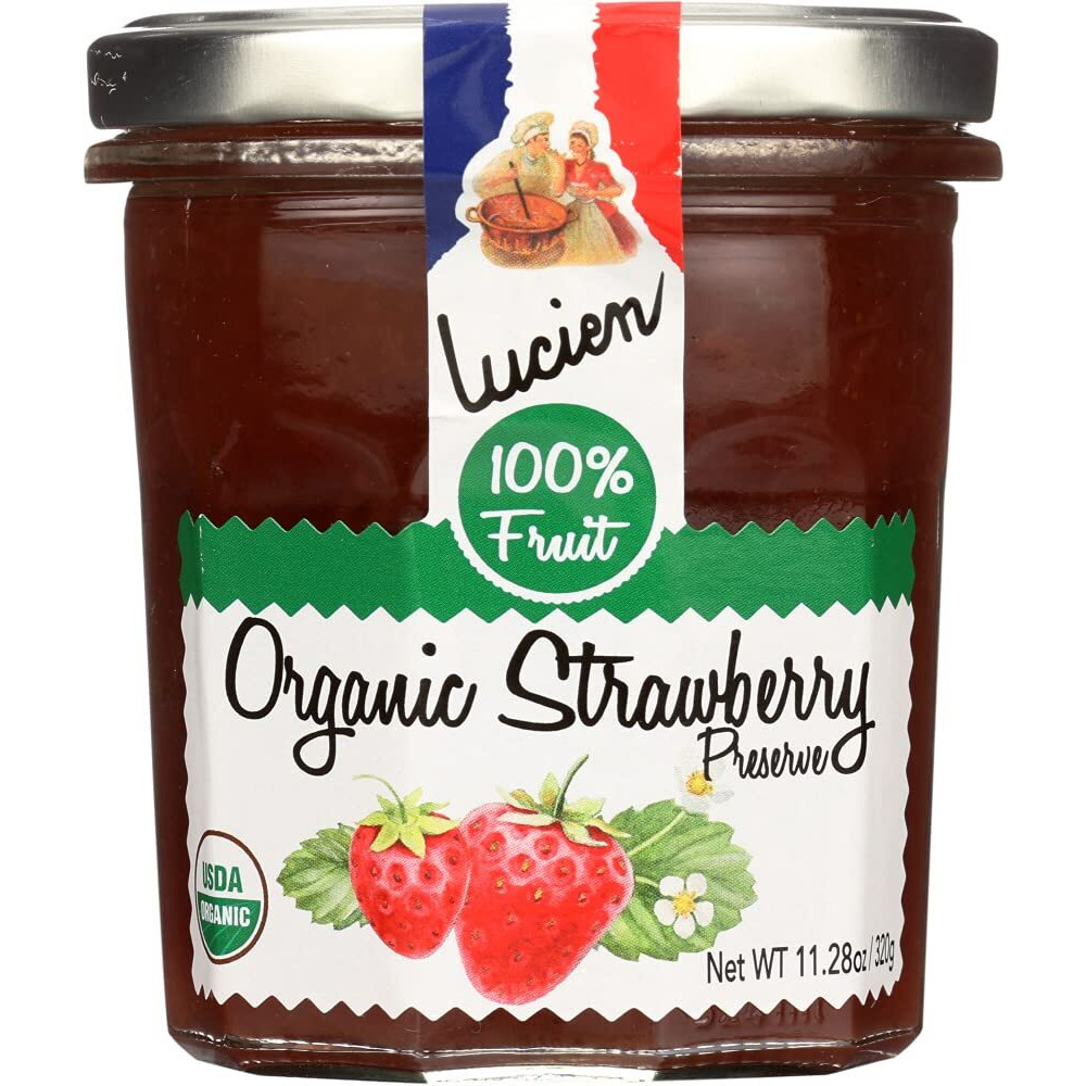 Lucien Georgelin Organic Strawberry Fruit Spread, 11.28 Oz