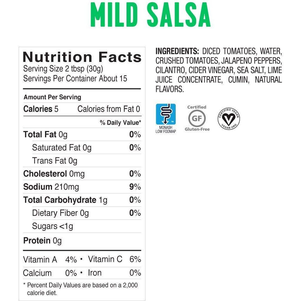 Fody Food Company Salsa, Let's Dance Mild, 16 Oz