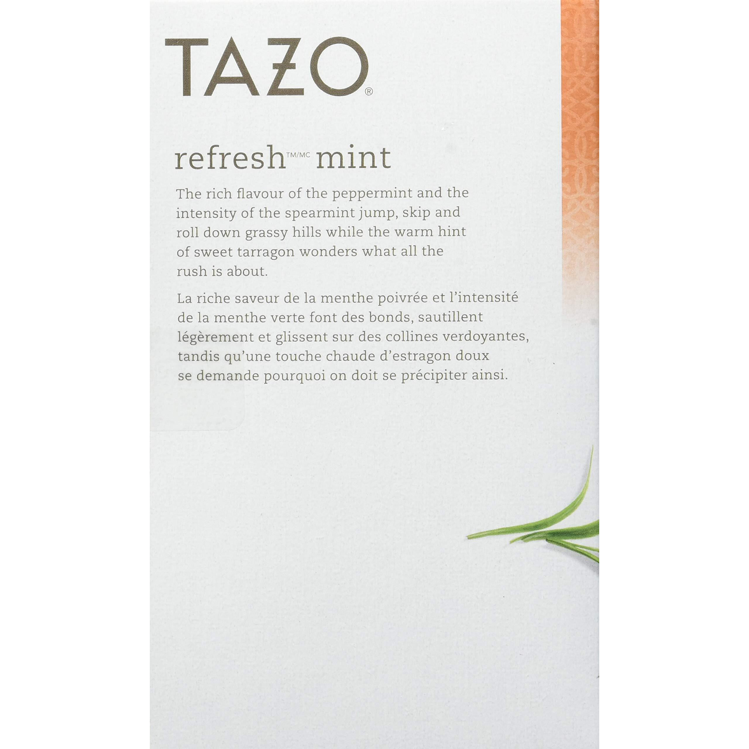 Tazo Refresh Tea Bag, 20 Ct