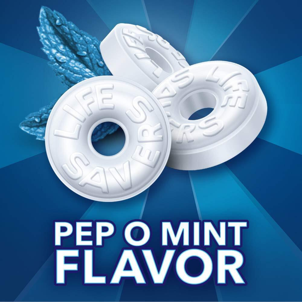 Life Savers Pep-O-Mint Breath Mints Hard Candy, Party Size, 50 Oz Bag