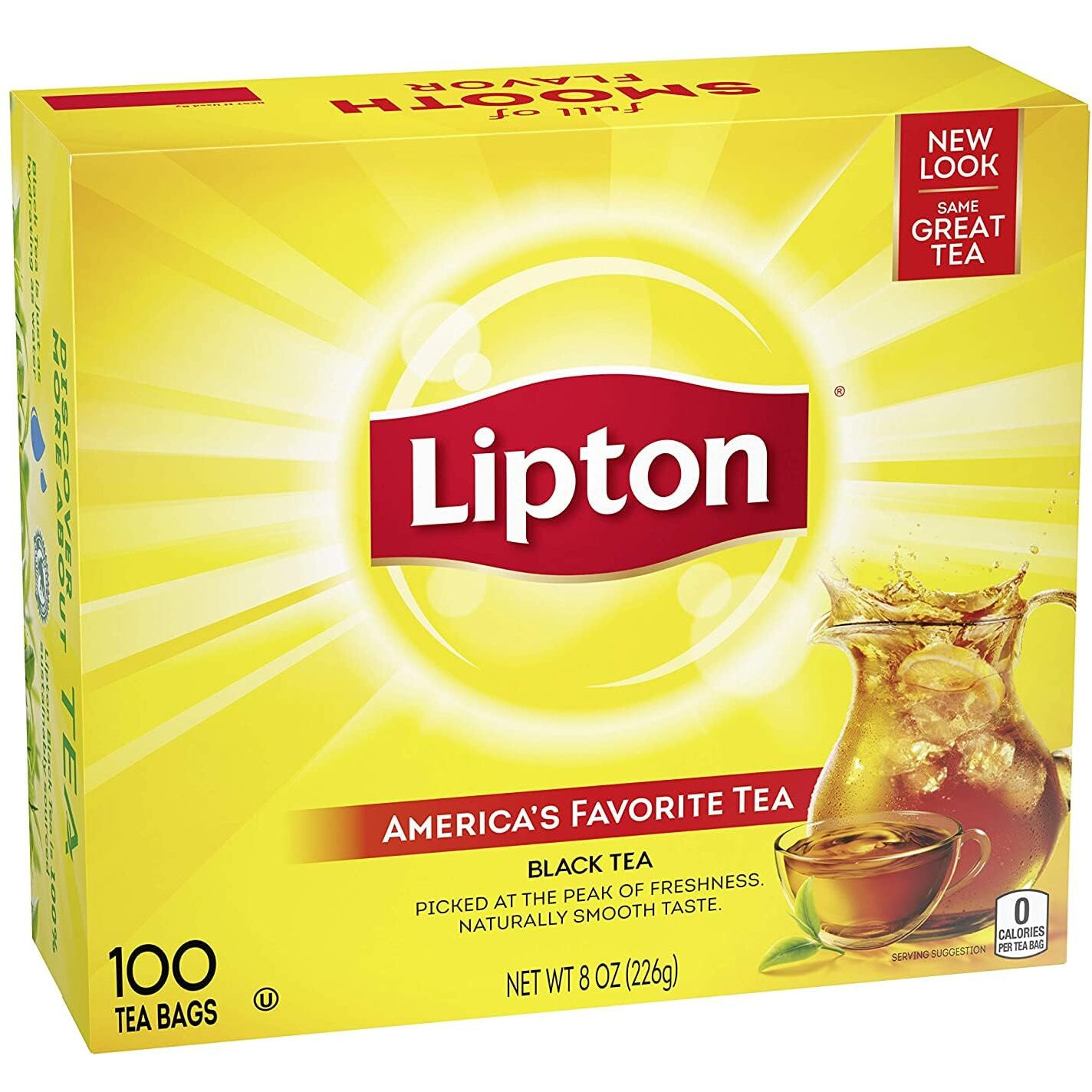 Lipton Tea Bags, Regular, Pk100 ( Packaging May Vary )