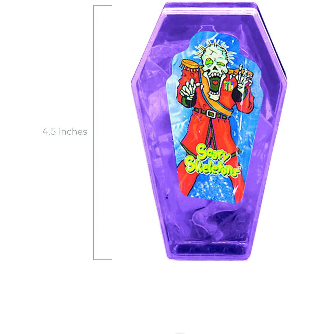 Interlocking Skeleton Bone Candy With Coffin (12 Packs) Halloween Candy