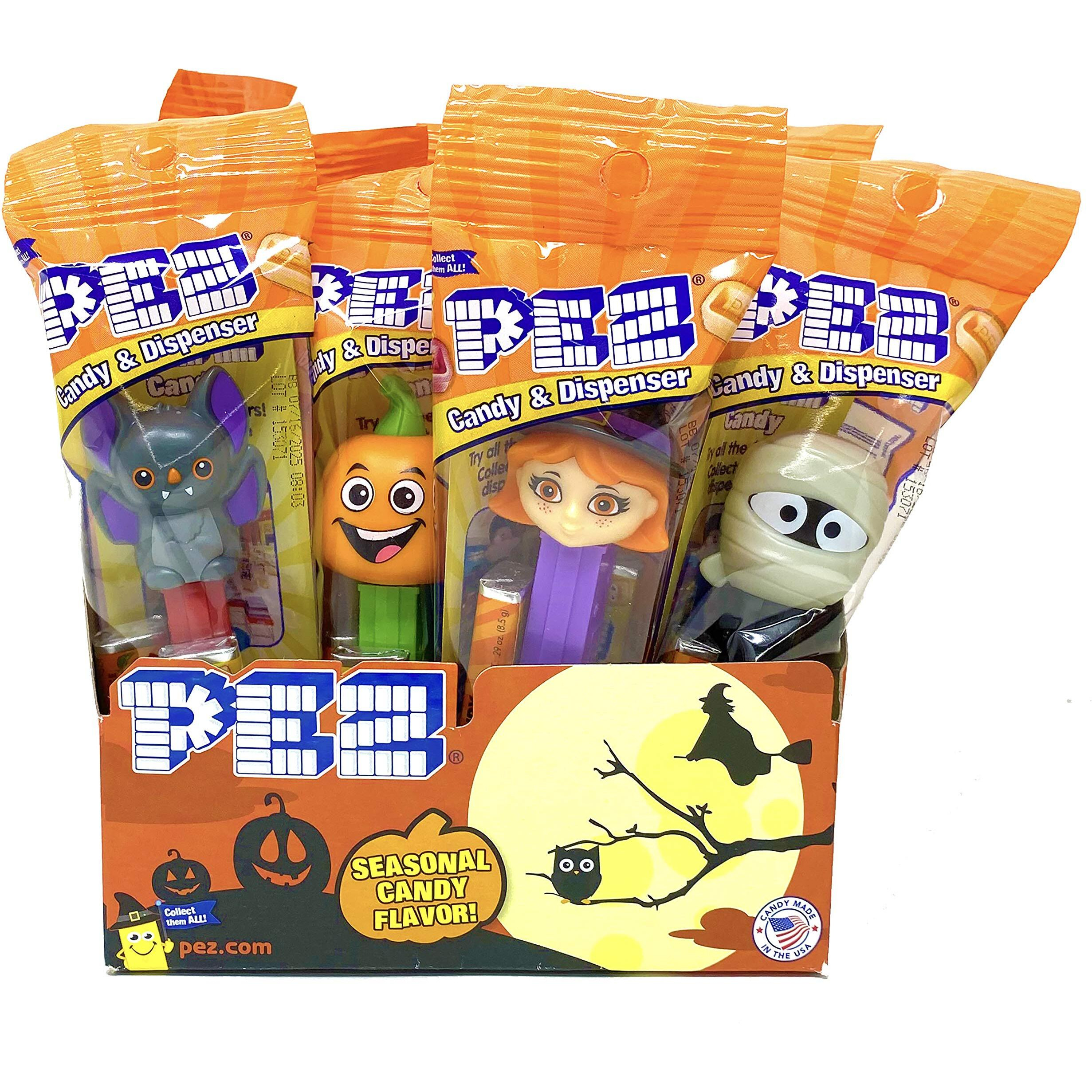 Halloween Trick Or Treat Pez Candy Dispensers Pack Of 12