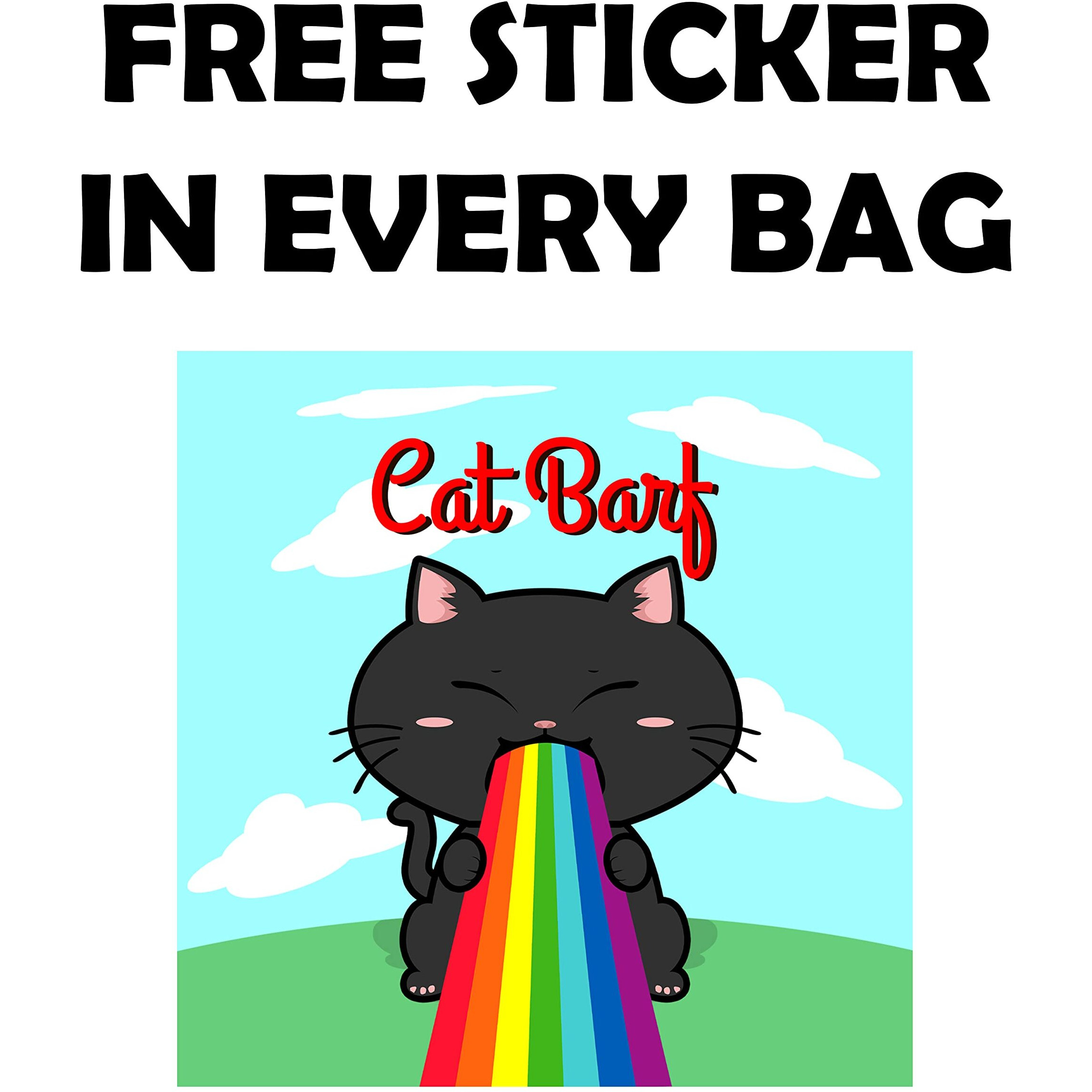 Cat Barf Rainbow Lace Licorice Fun Unique Halloween Candy Birthday Gag Gift For Teens, Girls, Boys And Kids (5.5 Ounces)