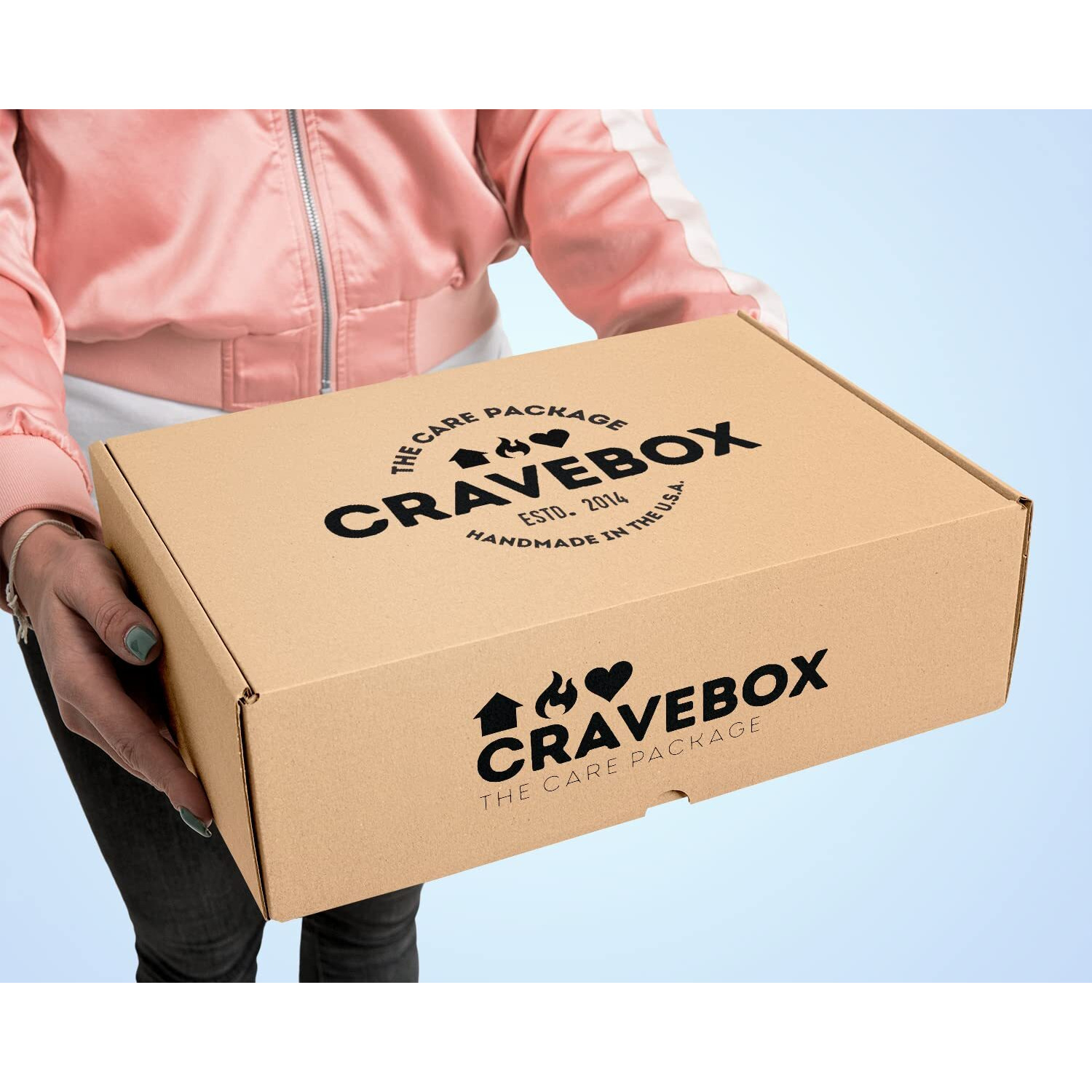 Cravebox Gourmet Value Snack Box (Variety Pack) Care Package Specialty Private Label Healthy Variety Men Women Adults Candy Food Cookies Mix College Student Sampler Office Halloween