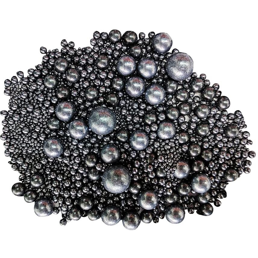 Edible Black Sugar Pearls Candy Sprinkles 120G/ 4.23Ounce Baking Cake Sprinkles Cupcake And Cake Topper Cookie Decorations Wedding Party Valentines Halloween Christmas Supplies