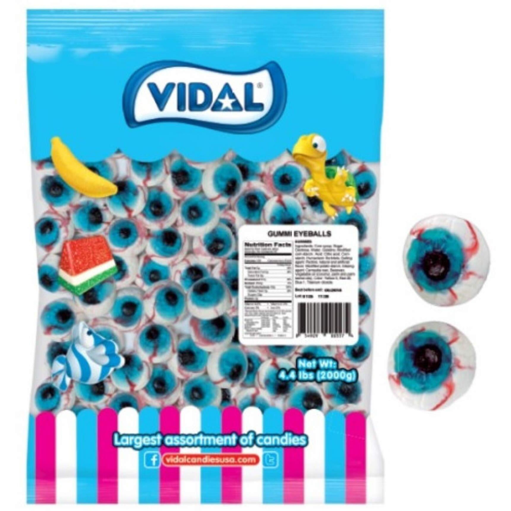 Gummi Eyeballs Gummy Halloween Candy 4.4 Pounds