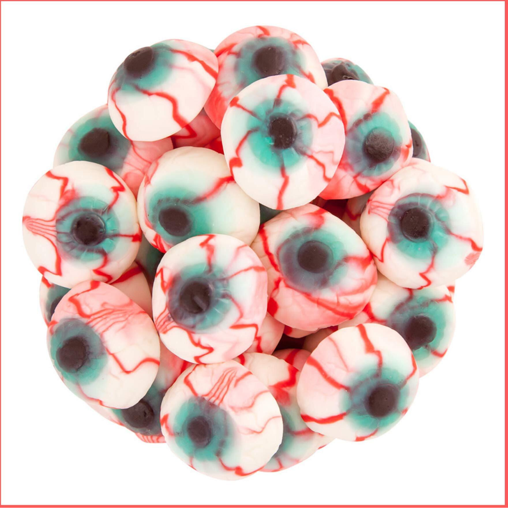 Gummi Eyeballs Gummy Halloween Candy 4.4 Pounds
