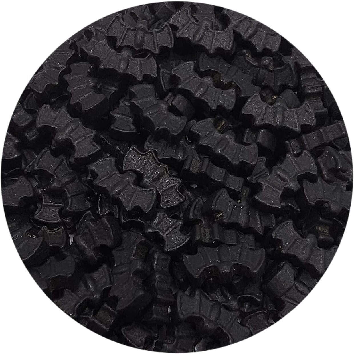 Ncs Black Bats Edible Candy Toppers, 8 Ounces - Great For Cupcakes, Cookies, Cakes, Cake Pops, And Party Tables