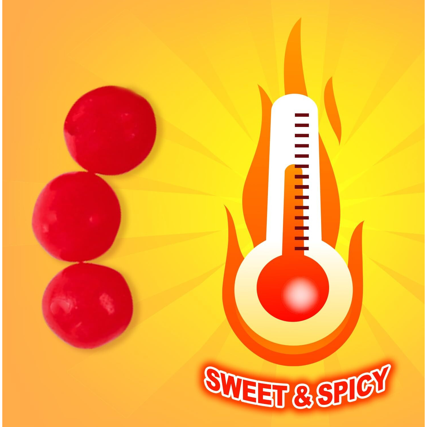 Red Cinnamon Candy - 3 Pounds - Red Halloween Candy - Hot Red Cinnamon Candy - Spicy-Sweet Red Candies For Buffet - Imperial Candies For Machine Refills - Bulk Unwrapped Candy - Small Loose Candies