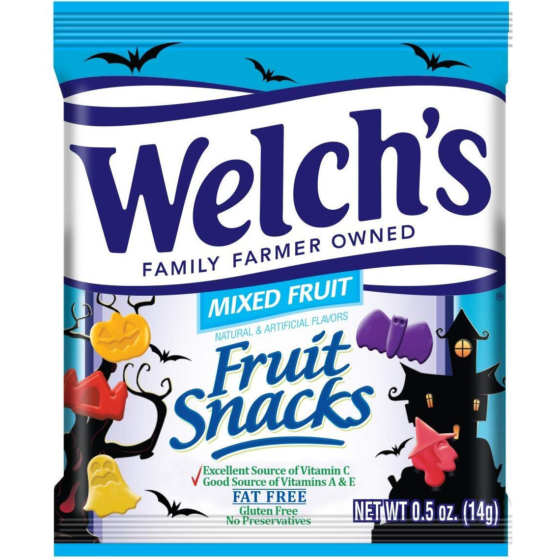 Welch's Halloween Fun Size Fruit Snacks, 0.5 Ounce, 85 Count