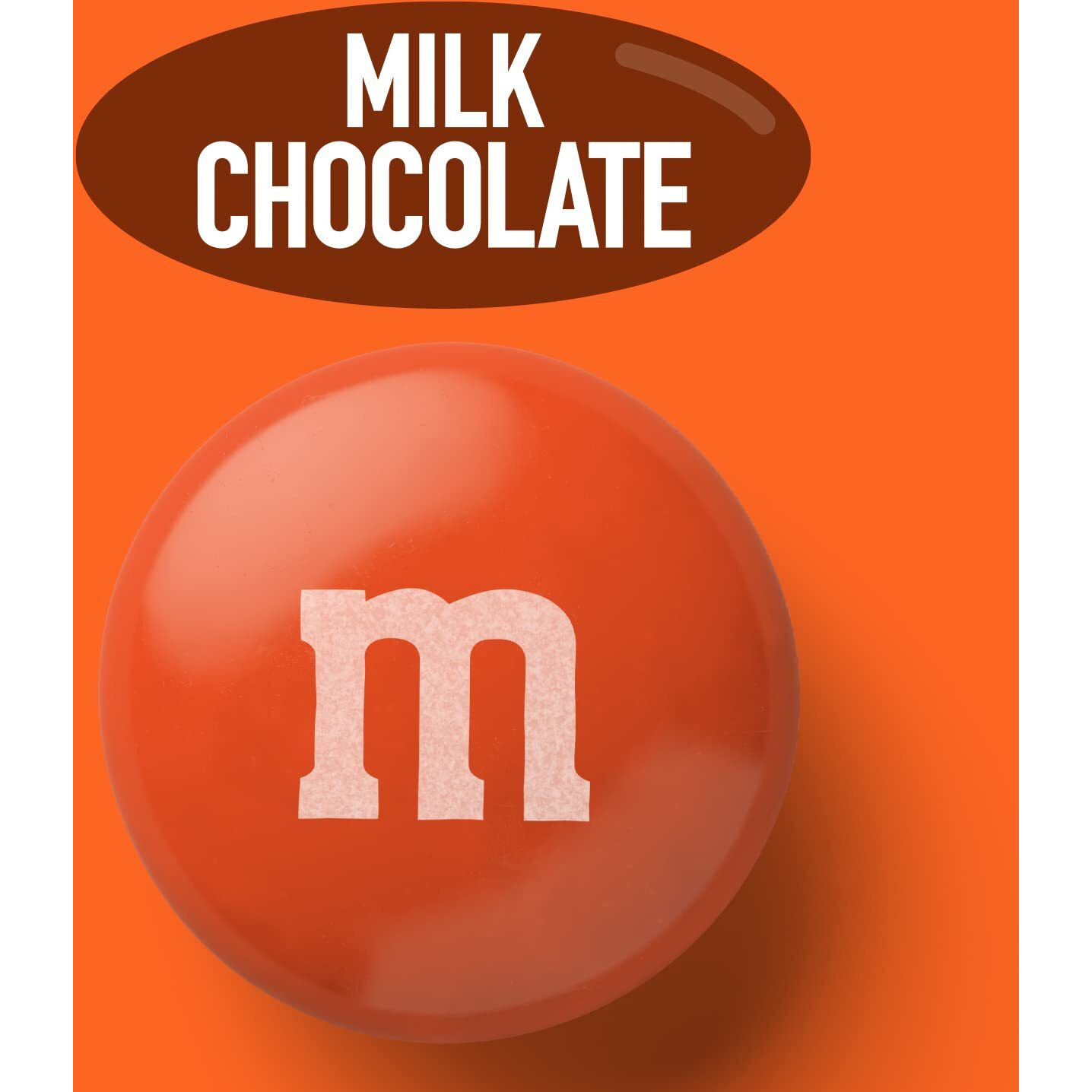 M&Ms Orange Milk Chocolate Candy, 5Lbs Of M&M's In Resealable Pack For Candy Bars, Halloween Trick Or Treat Favors, Birthday Parties, Dessert Tables & Diy Party Favors