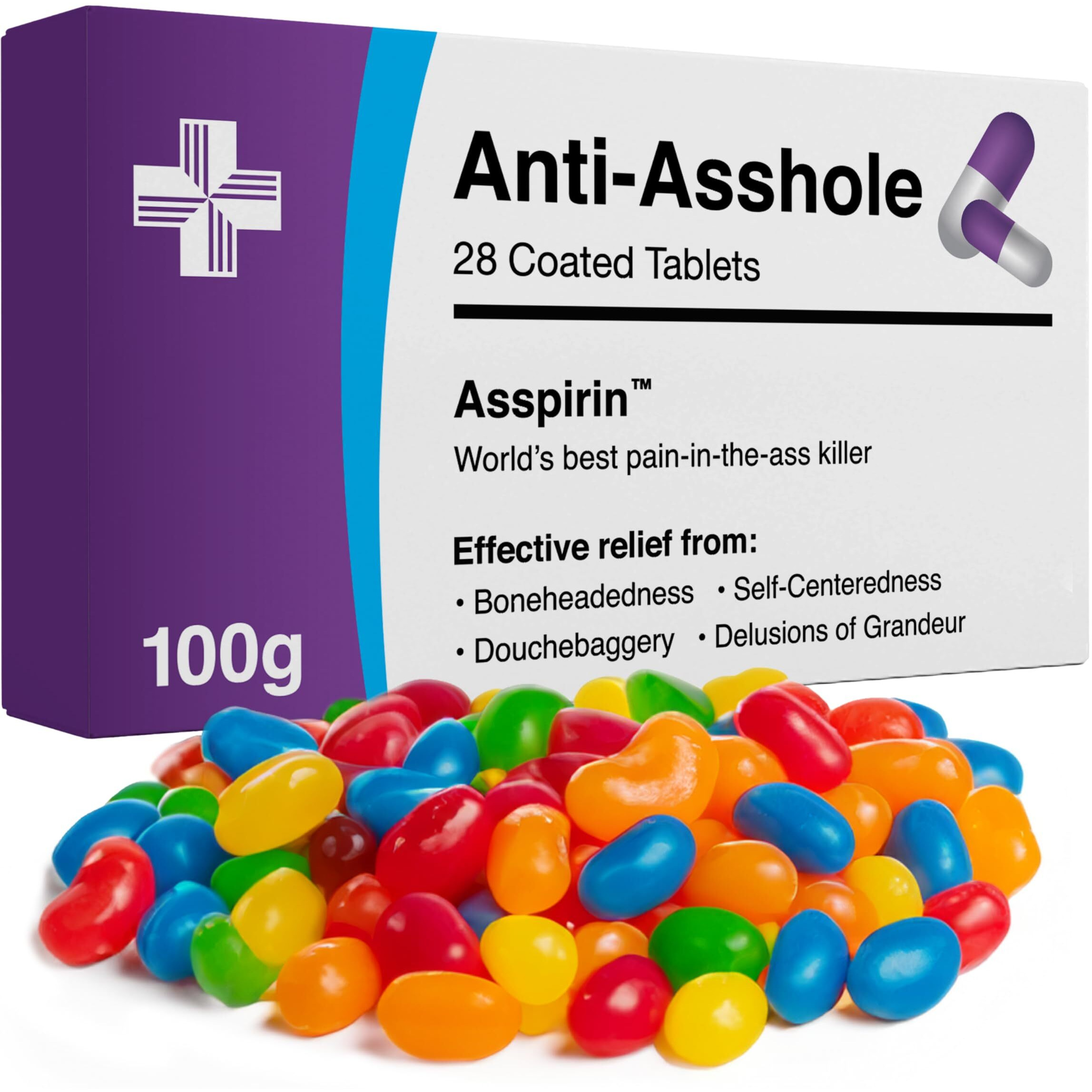 Funny Prank Pill Box, Gag Gifts For Women, 30Th 40Th 50Th 60Th 70Th Birthday Gifts For Him, Novelty Joke Birthday Gifts For Girlfriend, Birthday Gift Hamper For Her, Secret Santa, Stocking Filler