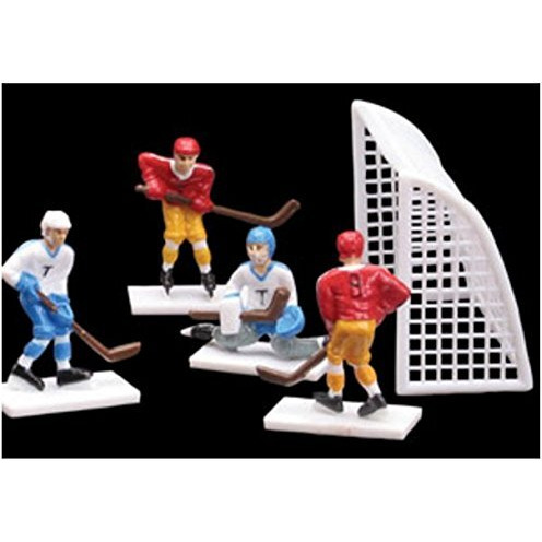 Cake Decorating Kit Cupcake Decorating Kit (Hockey Player And Goal Set (6 Players And 2 Goals))