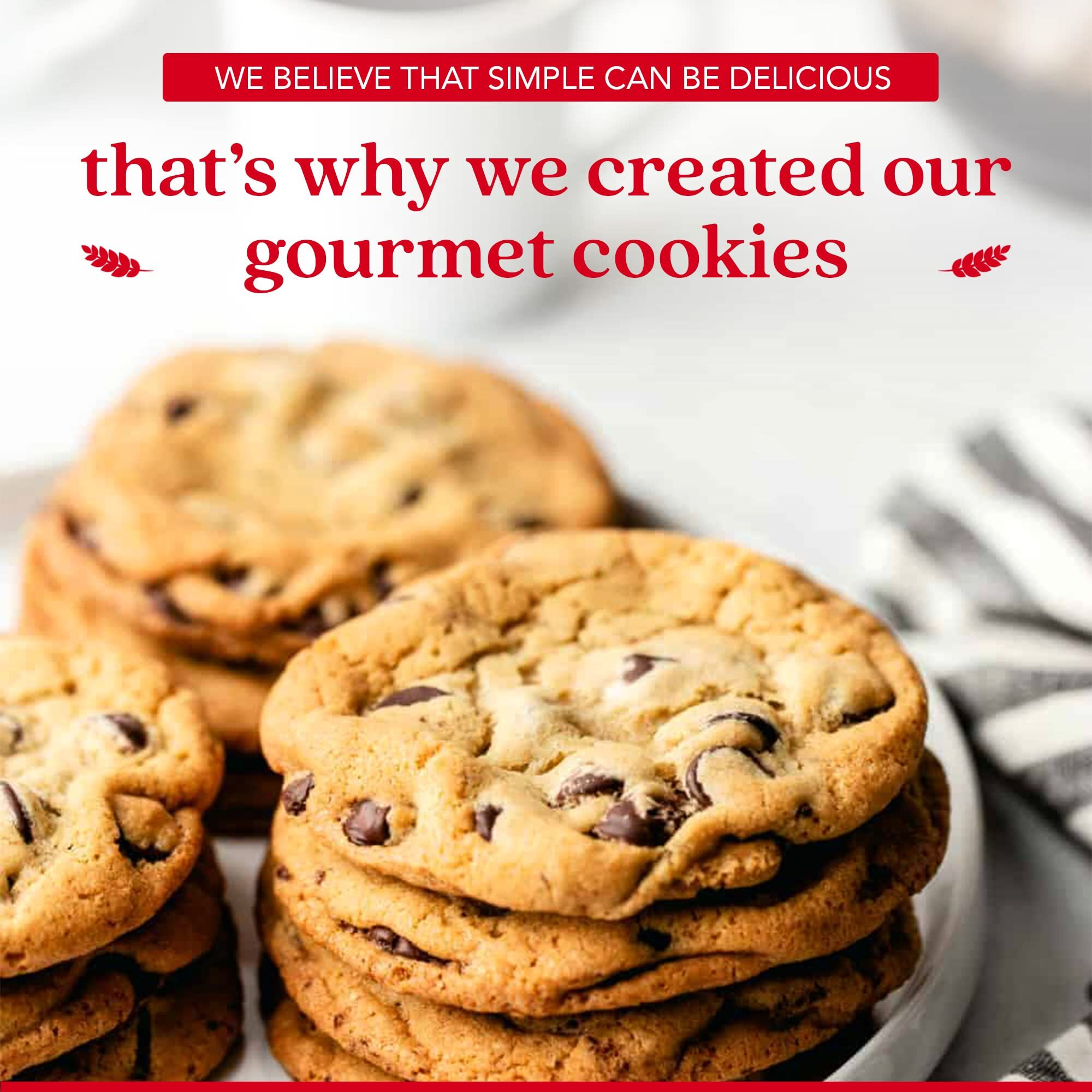 David's Cookies 1Lb Chocolate Chunks Fresh Baked Cookies - Delectable & Premium Ingredients - No Added Preservatives Cookie Gift Basket