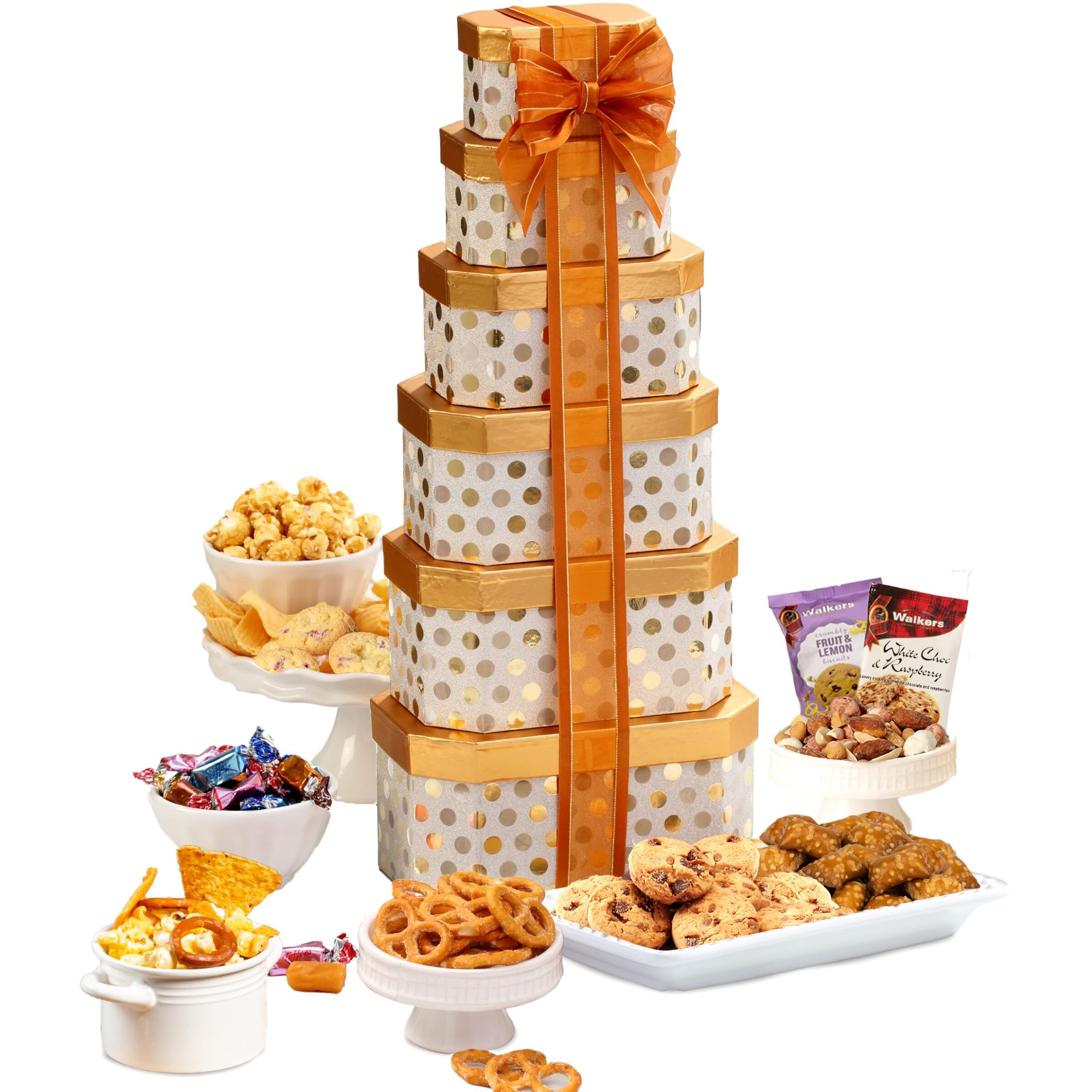 Broadway Basketeers Gourmet Chocolate Food Gift Basket Snack Gifts For Women, Men, Families, College, Delivery For Birthday, Appreciation, Thank You, Sympathy, Congratulations