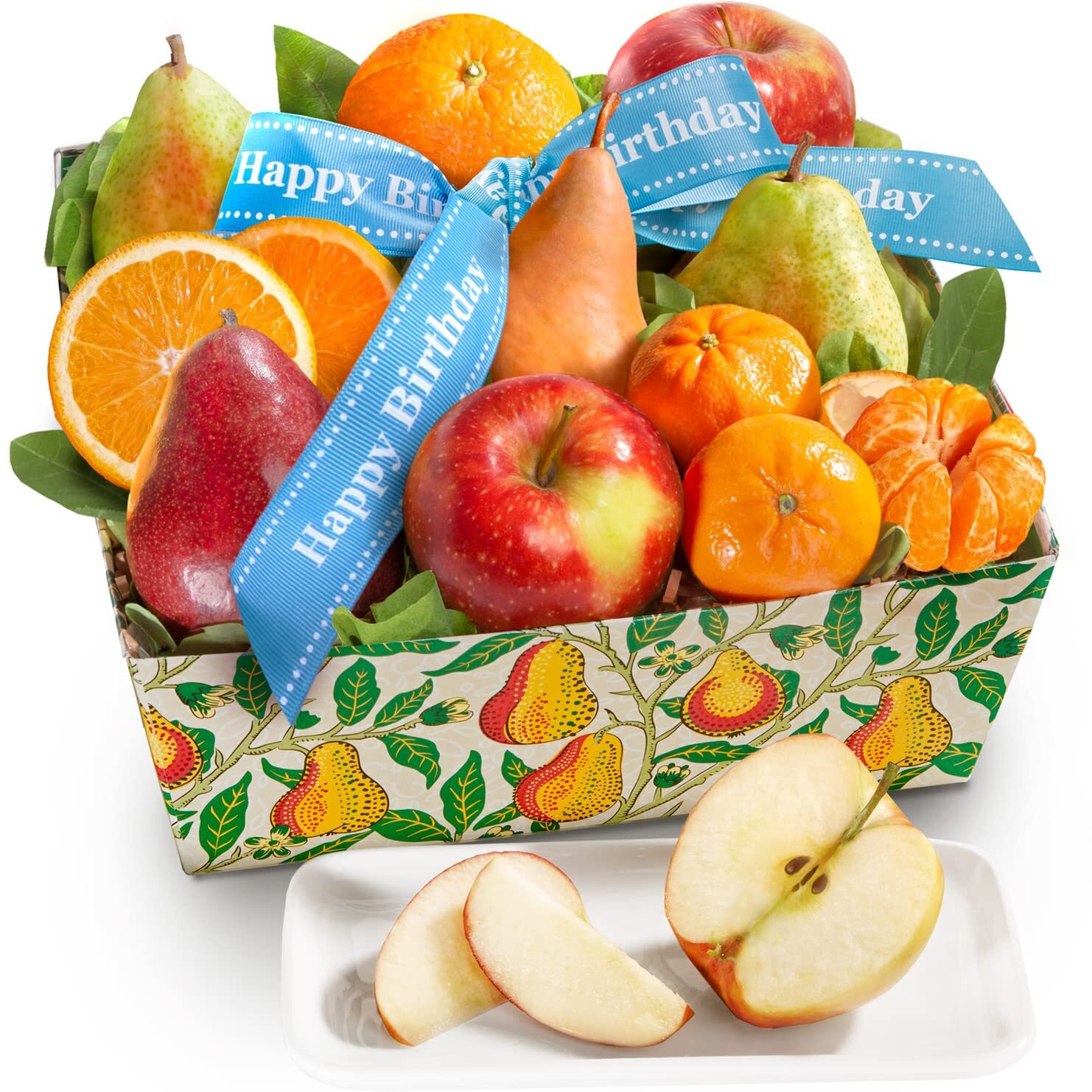 A Gift Inside Happy Birthday Fruit Favorites Basket