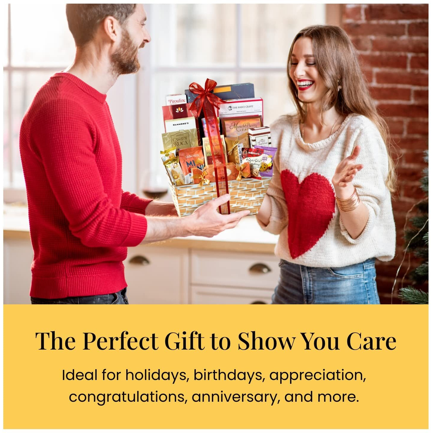 Broadway Basketeers Gourmet Food Gift Basket Snack Gifts For Women, Men, Families, College - Appreciation, Thank You, Congratulations, Corporate, Get Well Soon Care Package