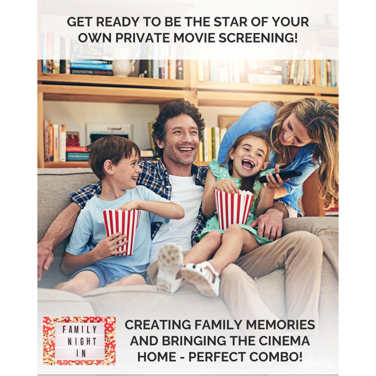 Amc Popcorn Microwave Popcorn Movie Night Basket Gift Set - Extra Butter Flavor, Bundle With 2 Popcorn Bags & Zwivo Sticker